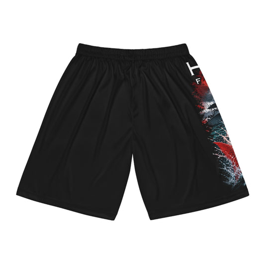 Hoox Red Snapper Fishing Shorts | Reel in the Pressure, Ocean Graphic