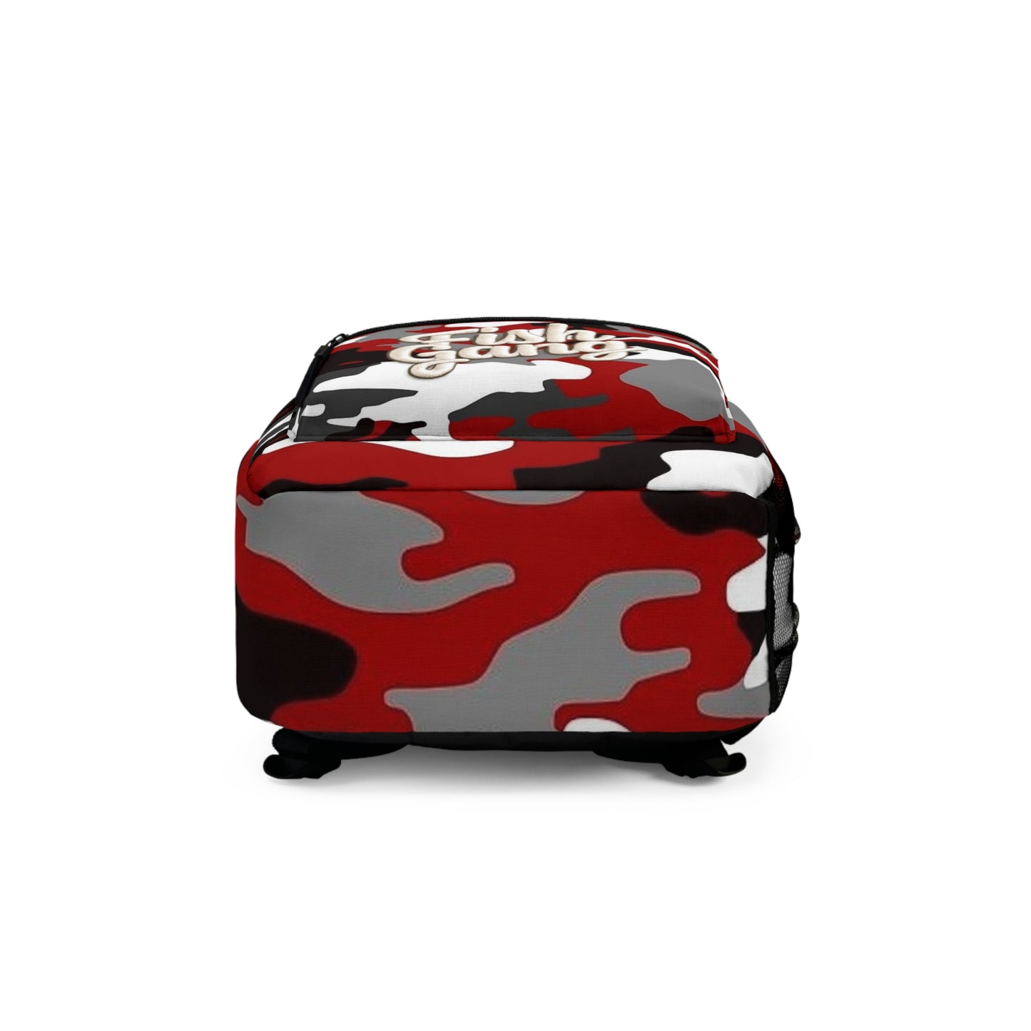 Hoox Fishing | Red Camo "Fish Gang" Casual School & Fishing Daypack