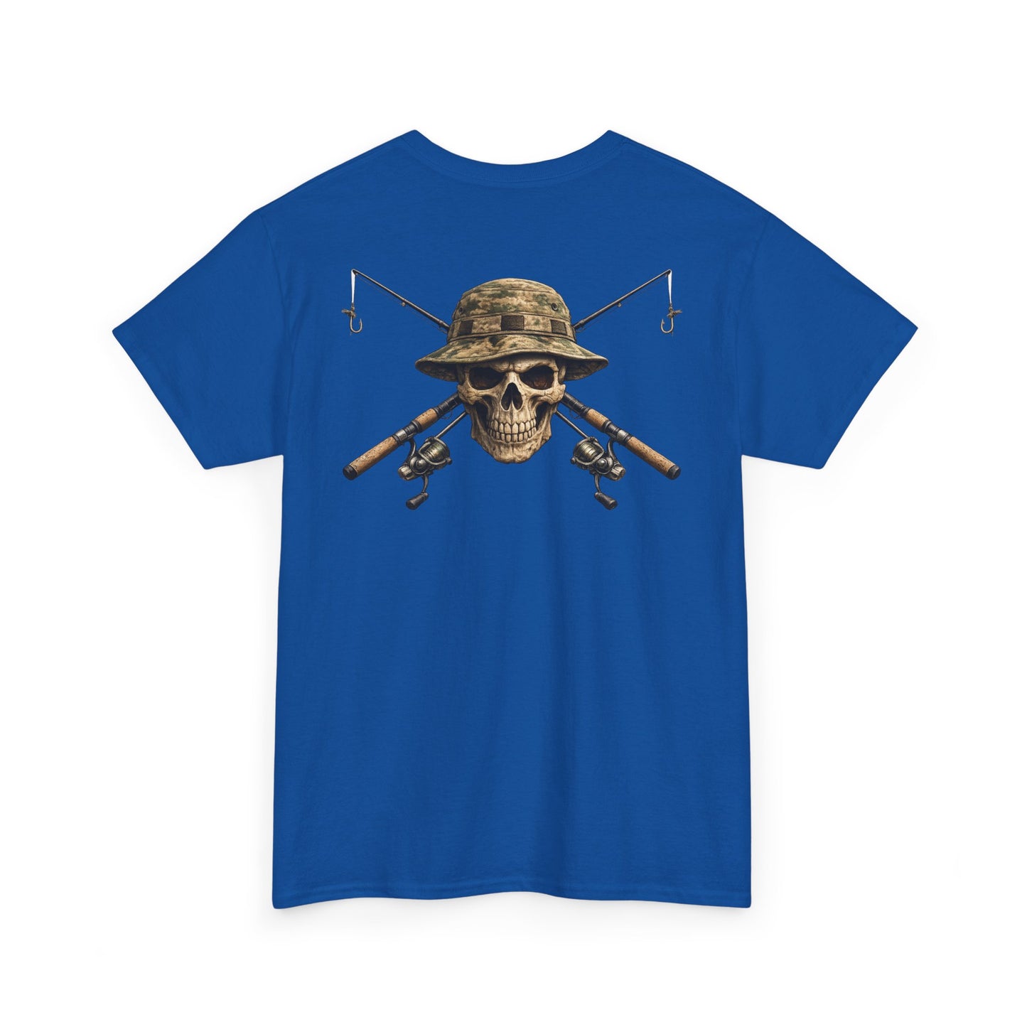 Hoox Fishing Unisex Heavy Cotton Tee | Skull fishing Design
