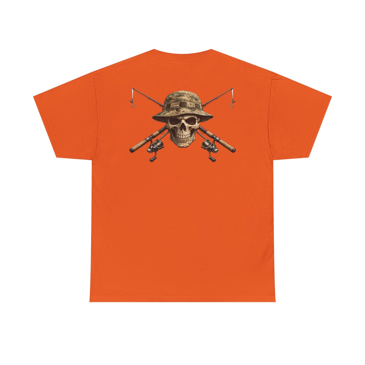 Hoox Fishing Unisex Heavy Cotton Tee | Skull fishing Design