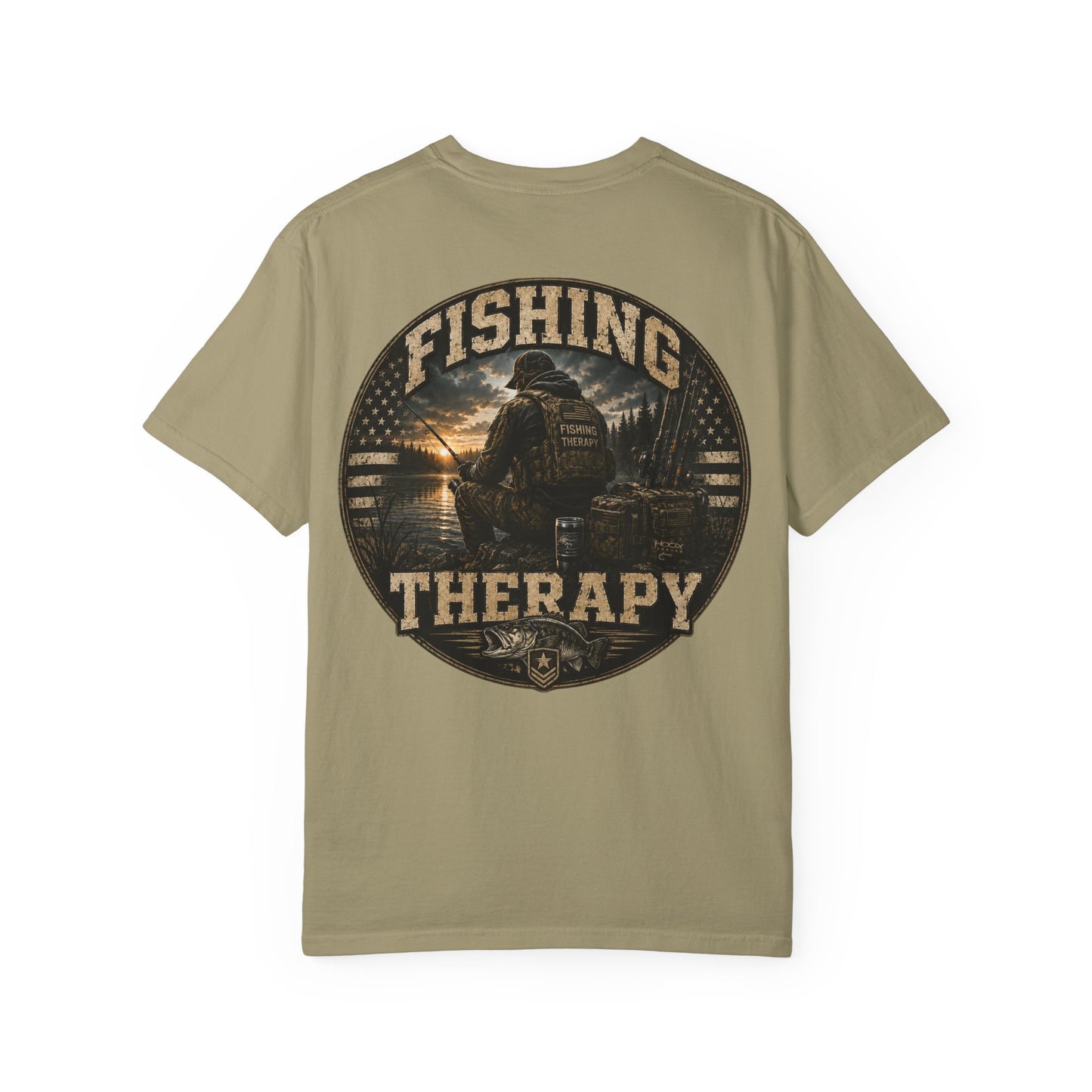 Hoox Fishing | Fishing Therapy Unisex Garment-Dyed T-shirt
