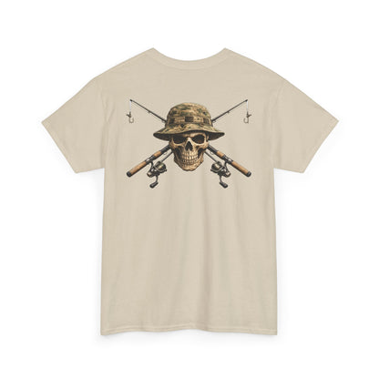 Hoox Fishing Unisex Heavy Cotton Tee | Skull fishing Design