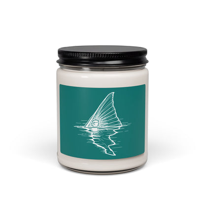 Hoox Shark Fin Illustration Candle | 9oz Soy Candle