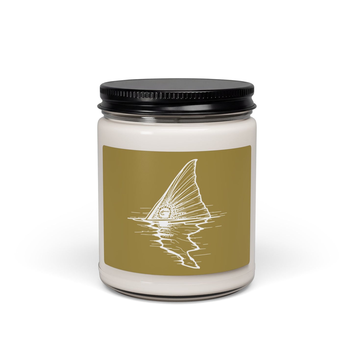 Hoox Shark Fin Illustration Candle | 9oz Soy Candle