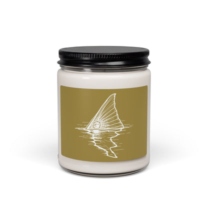 Hoox Shark Fin Illustration Candle | 9oz Soy Candle