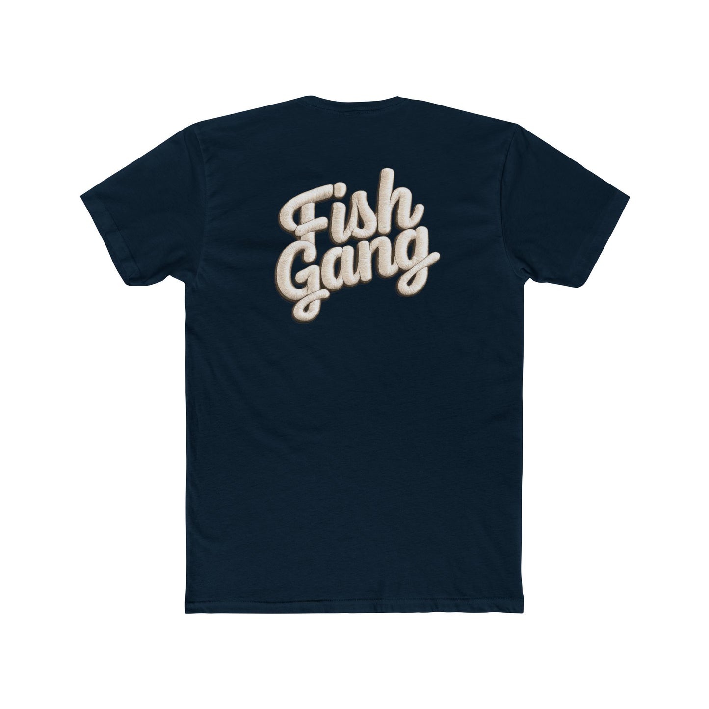 Exclusic Hoox Fishing Fish Gang T-Shirt — Retro Script Fishing Tee