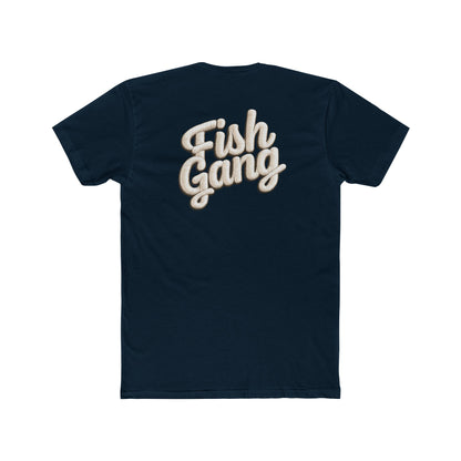 Exclusic Hoox Fishing Fish Gang T-Shirt — Retro Script Fishing Tee