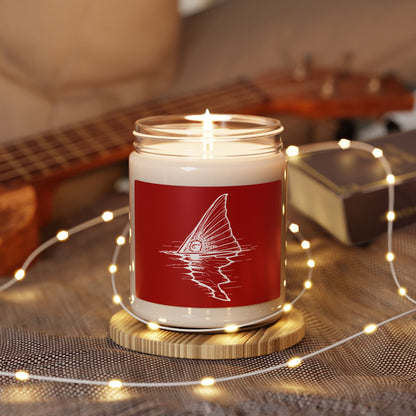 Hoox Shark Fin Illustration Candle | 9oz Soy Candle