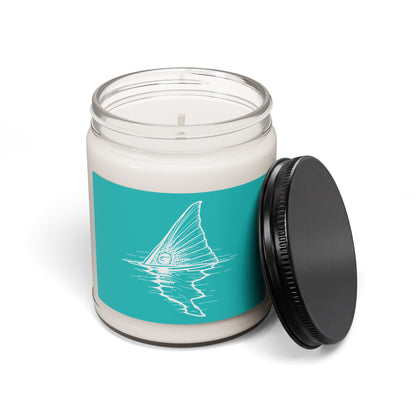 Hoox Shark Fin Illustration Candle | 9oz Soy Candle