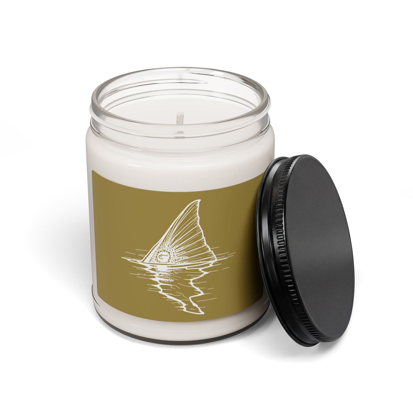 Hoox Shark Fin Illustration Candle | 9oz Soy Candle
