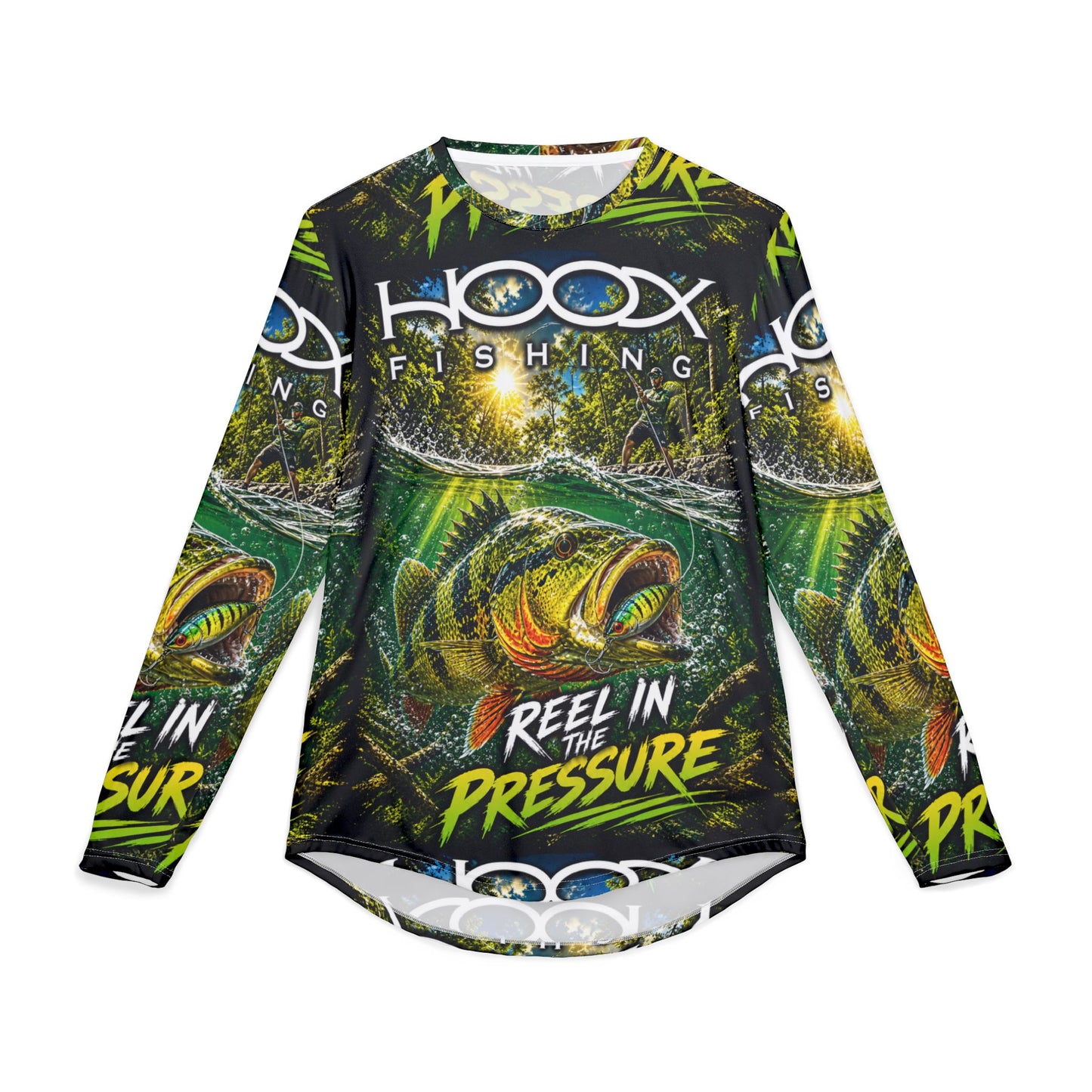 Hoox Peacock Bass Men's UV Protection Long Sleeve Shirt