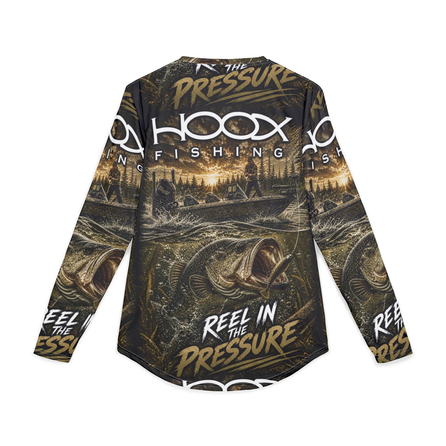 Hoox Bass Men's UV Protection Long Sleeve Shirt