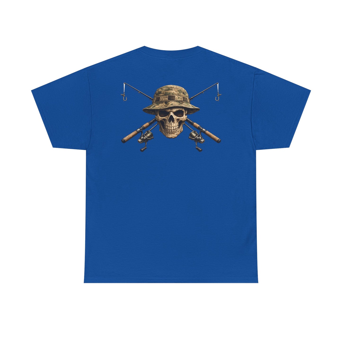Hoox Fishing Unisex Heavy Cotton Tee | Skull fishing Design