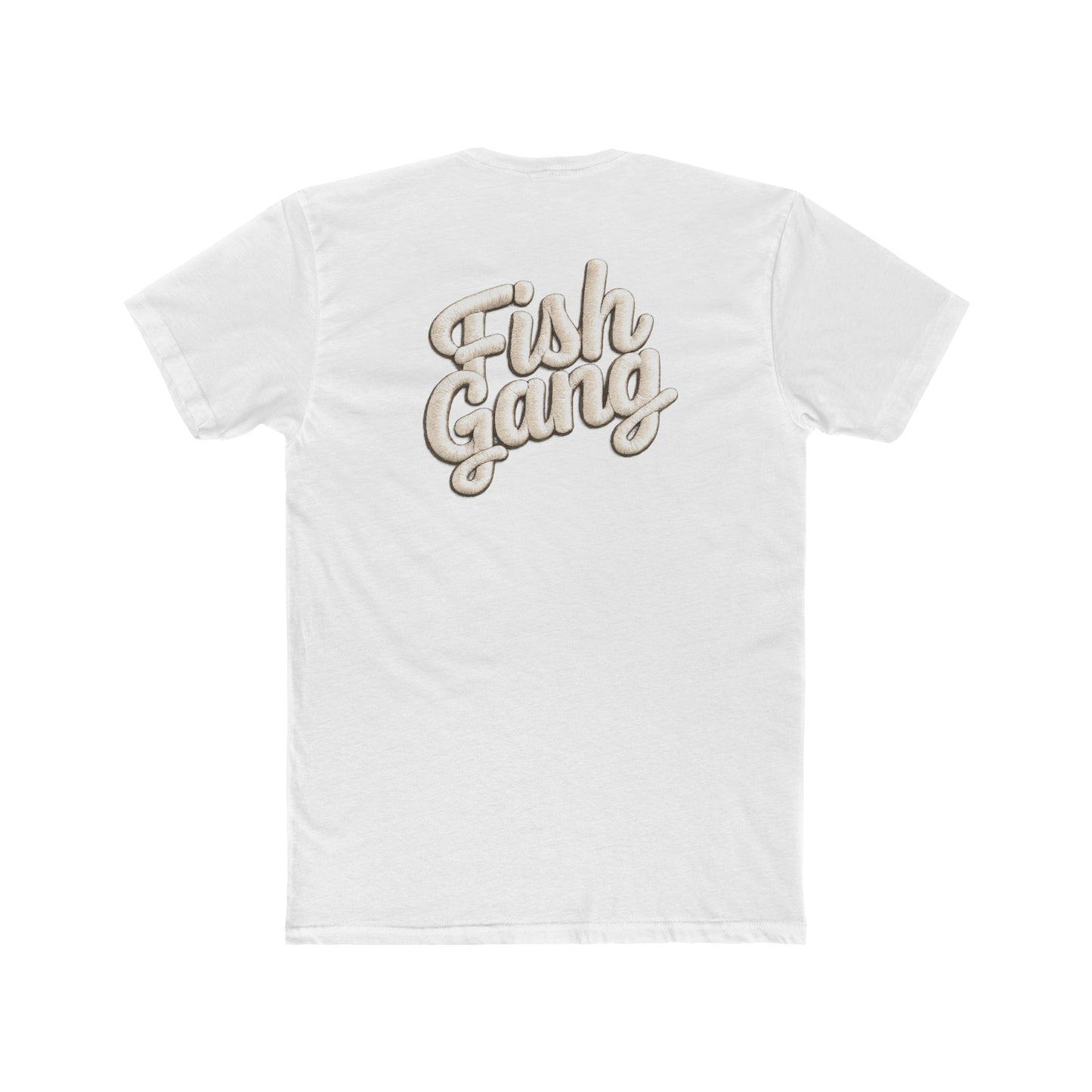 Exclusic Hoox Fishing Fish Gang T-Shirt — Retro Script Fishing Tee