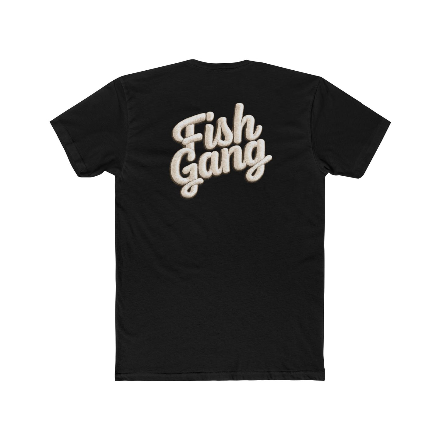 Exclusic Hoox Fishing Fish Gang T-Shirt — Retro Script Fishing Tee