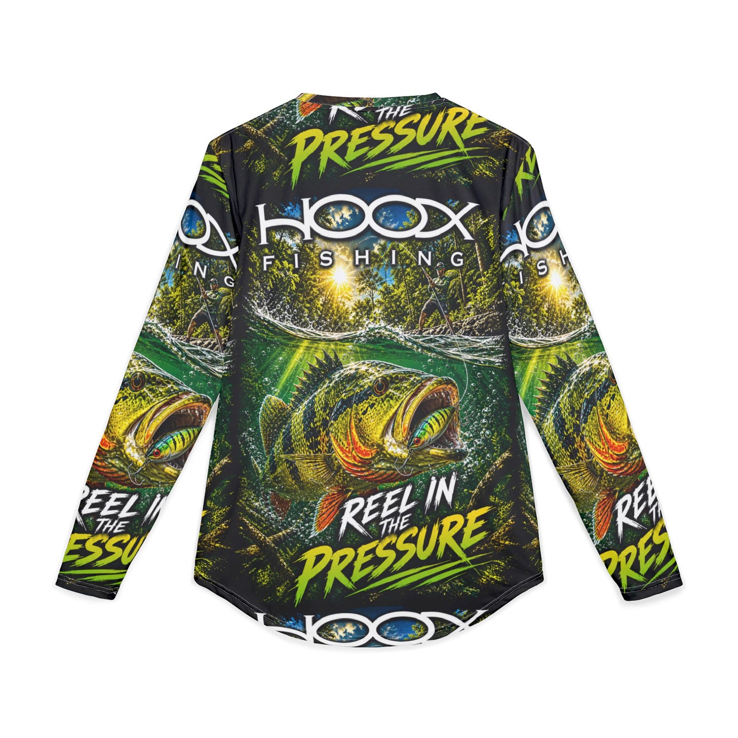 Hoox Peacock Bass Men's UV Protection Long Sleeve Shirt