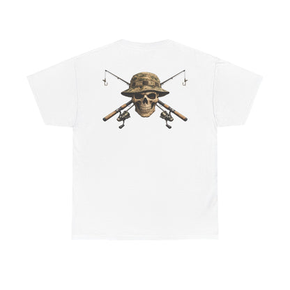 Hoox Fishing Unisex Heavy Cotton Tee | Skull fishing Design
