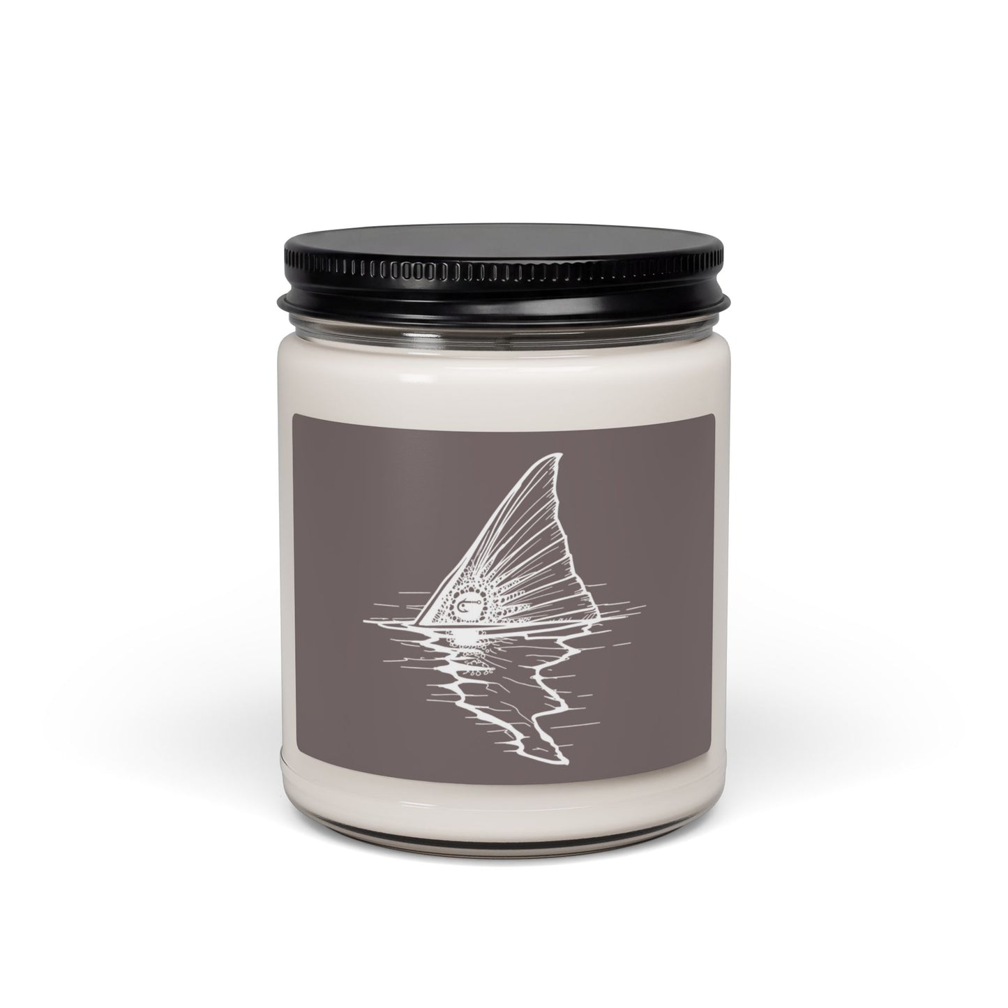 Hoox Shark Fin Illustration Candle | 9oz Soy Candle