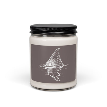 Hoox Shark Fin Illustration Candle | 9oz Soy Candle