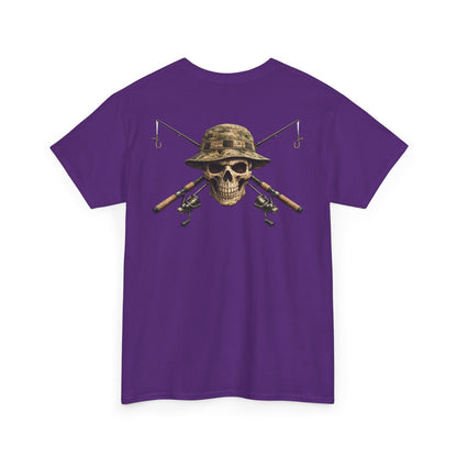 Hoox Fishing Unisex Heavy Cotton Tee | Skull fishing Design