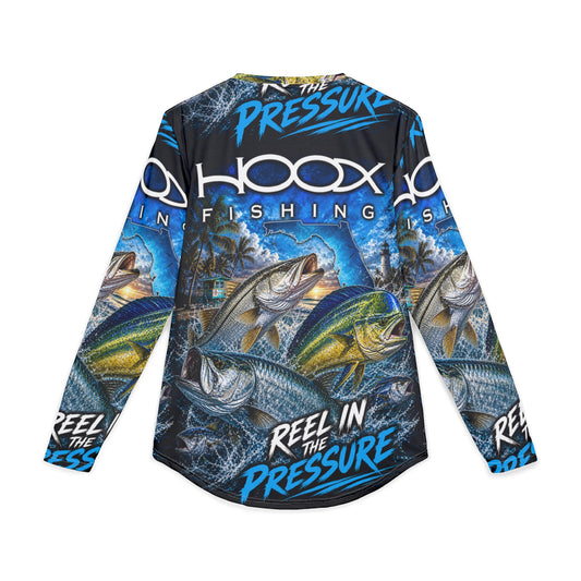 Hoox Florida Fish Men's UV Protection Long Sleeve Shirt