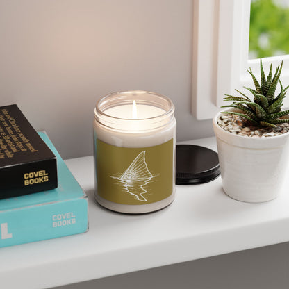 Hoox Shark Fin Illustration Candle | 9oz Soy Candle