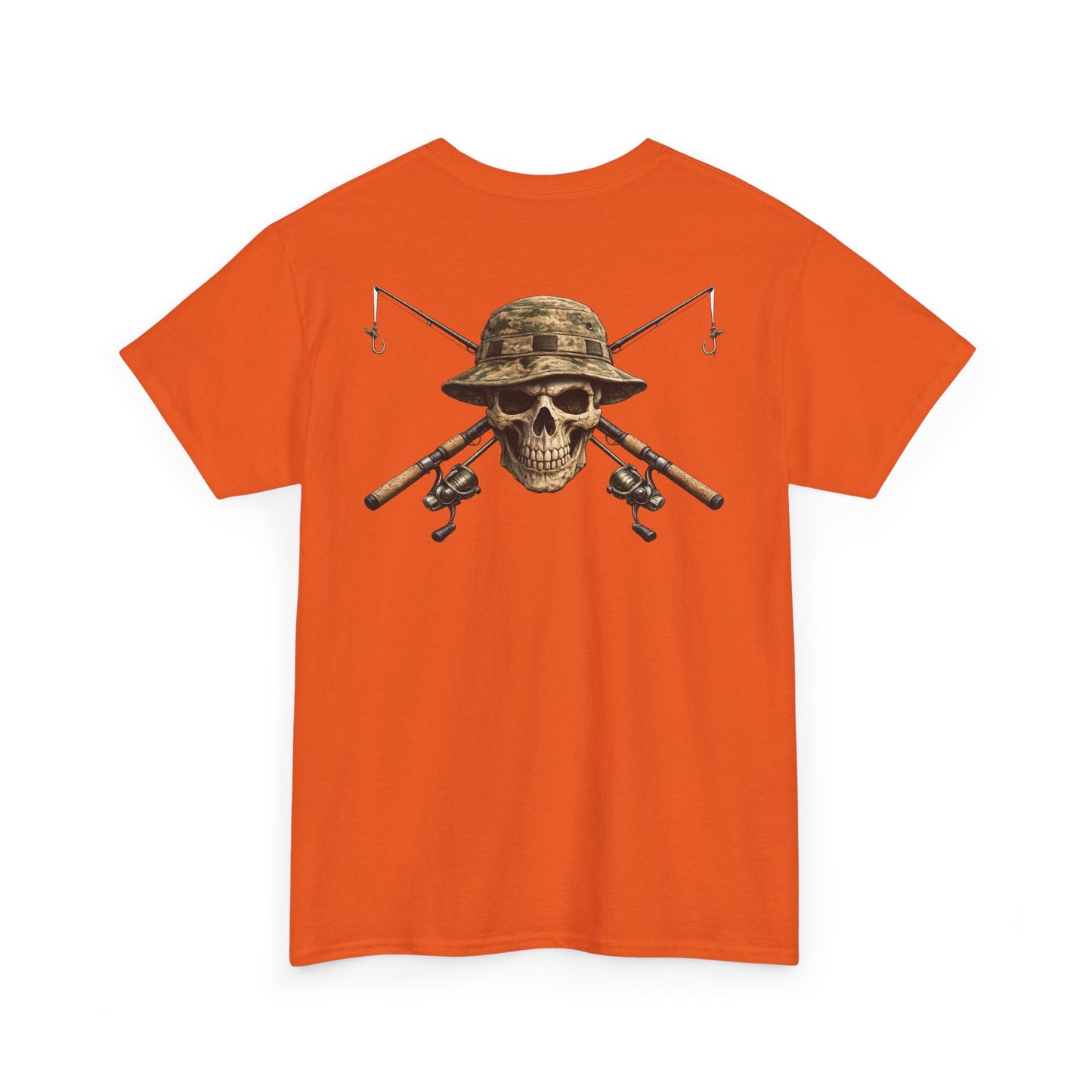Hoox Fishing Unisex Heavy Cotton Tee | Skull fishing Design