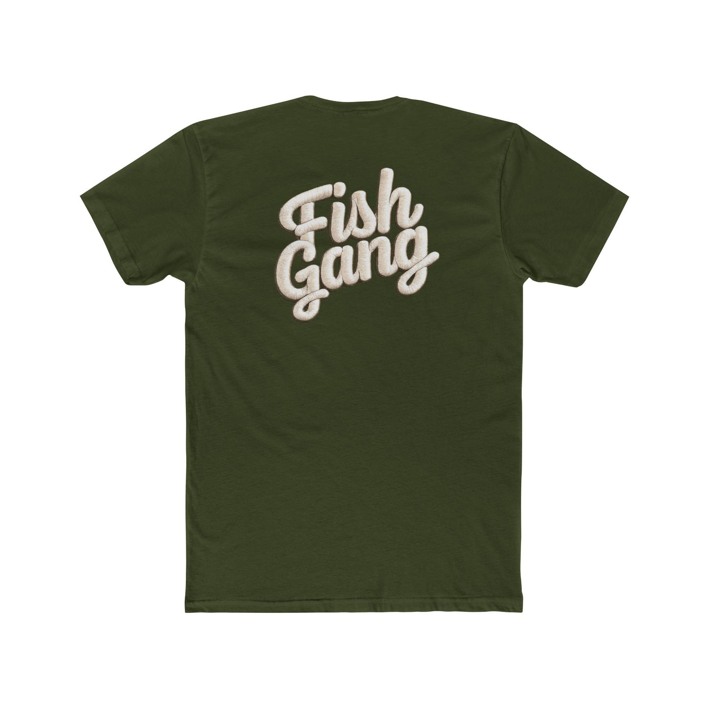 Exclusic Hoox Fishing Fish Gang T-Shirt — Retro Script Fishing Tee
