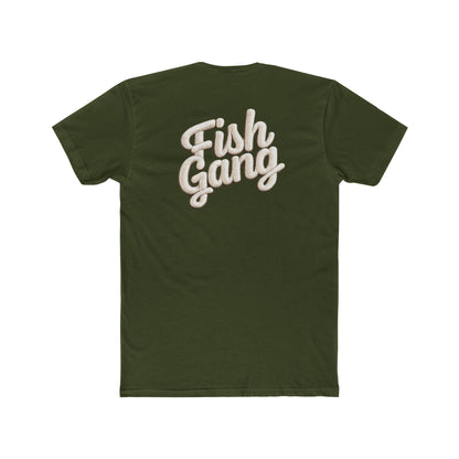 Exclusic Hoox Fishing Fish Gang T-Shirt — Retro Script Fishing Tee