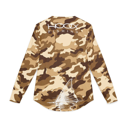 Hoox Desert Camo Men's UV Protection Long Sleeve Shirt