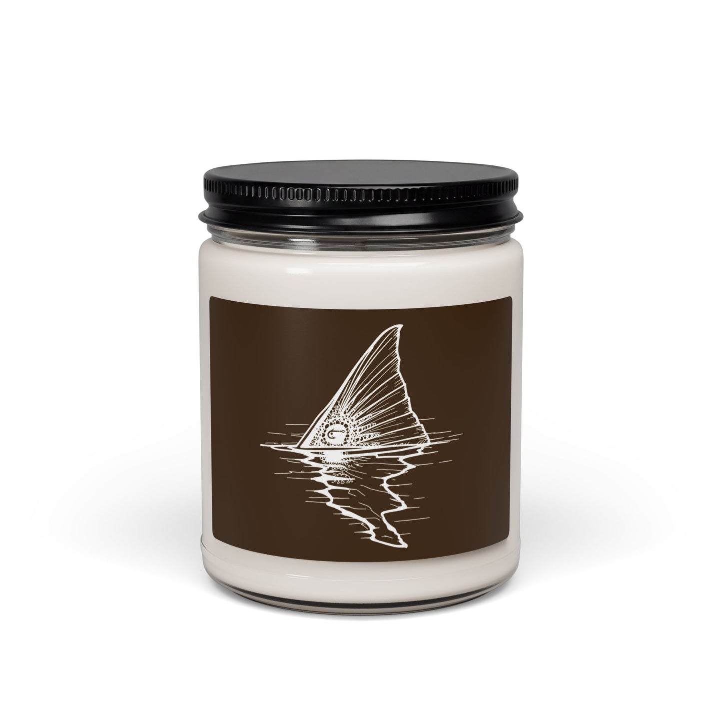 Hoox Shark Fin Illustration Candle | 9oz Soy Candle