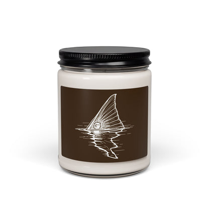 Hoox Shark Fin Illustration Candle | 9oz Soy Candle