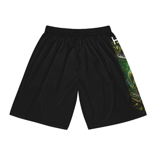 Hoox Peacock Bass Reel in the Pressure Fishing Shorts