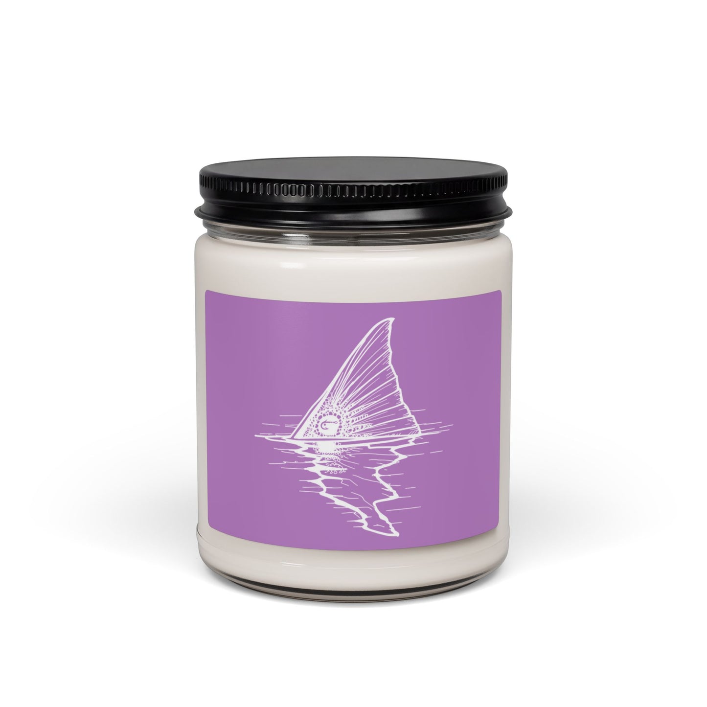 Hoox Shark Fin Illustration Candle | 9oz Soy Candle