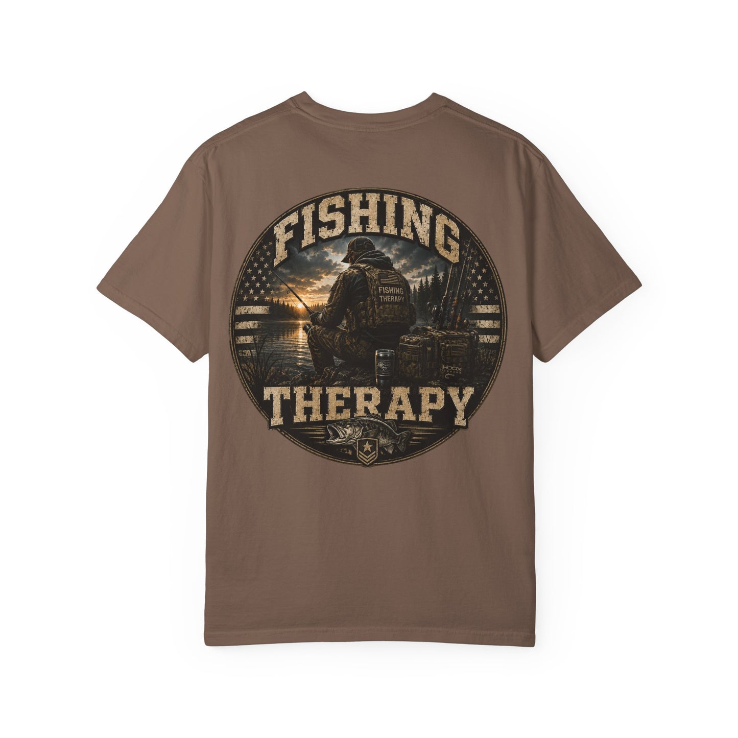 Hoox Fishing | Fishing Therapy Unisex Garment-Dyed T-shirt