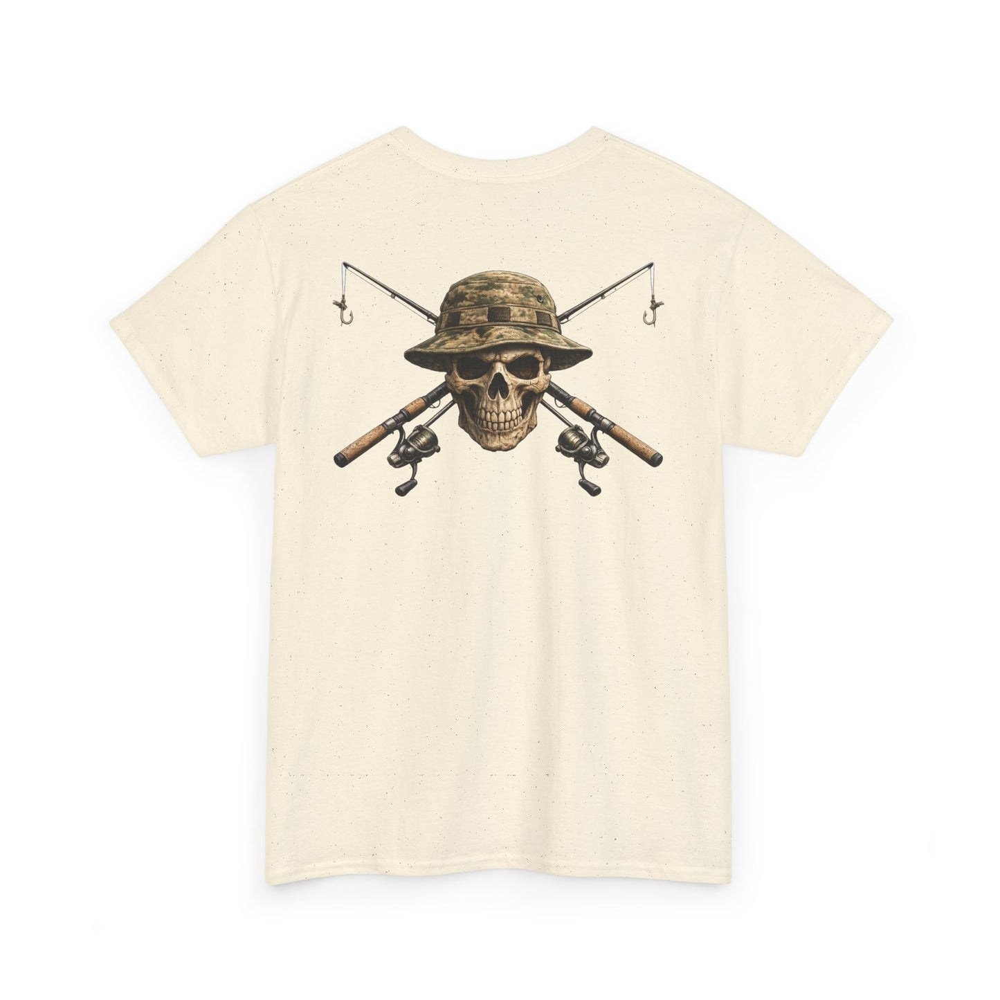 Hoox Fishing Unisex Heavy Cotton Tee | Skull fishing Design