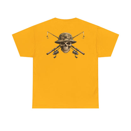 Hoox Fishing Unisex Heavy Cotton Tee | Skull fishing Design