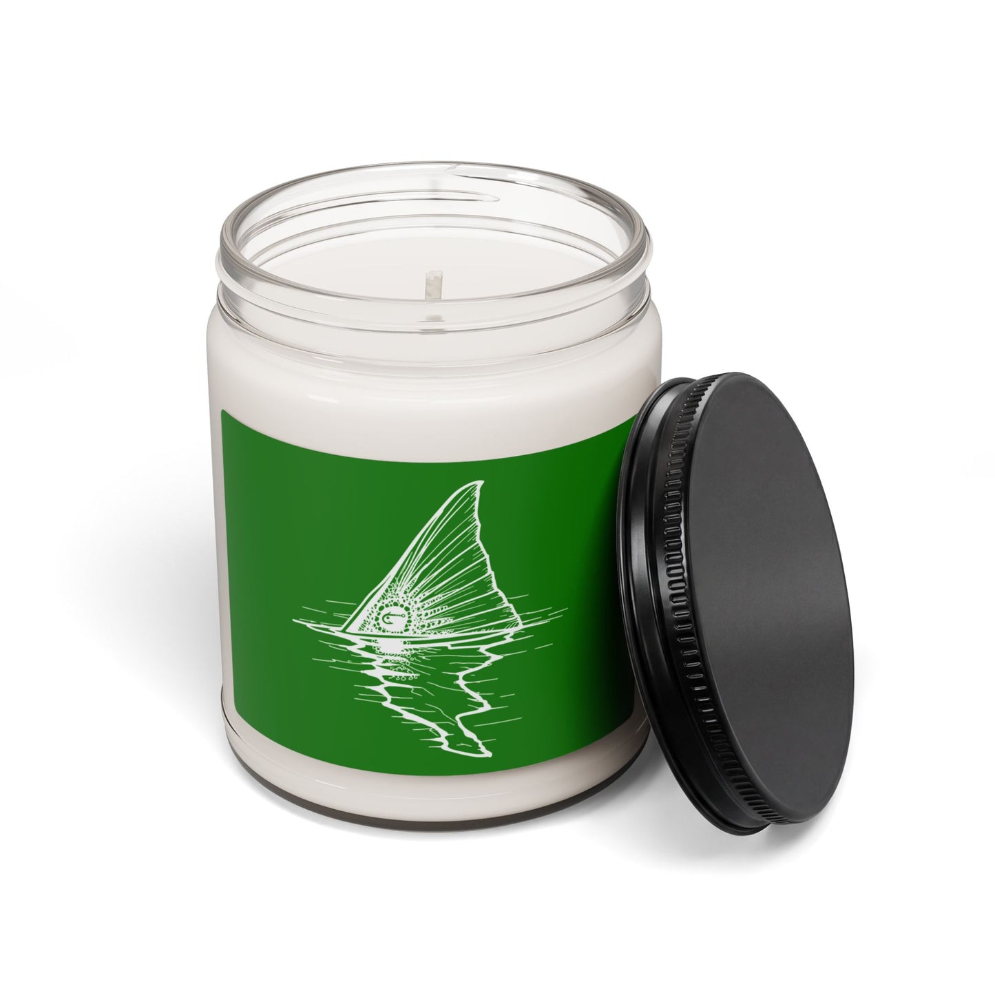 Hoox Shark Fin Illustration Candle | 9oz Soy Candle