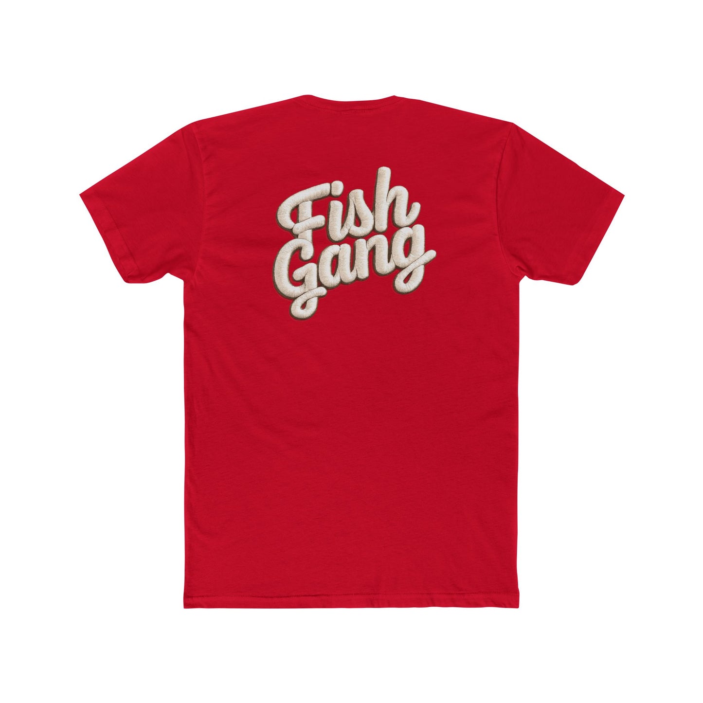 Exclusic Hoox Fishing Fish Gang T-Shirt — Retro Script Fishing Tee