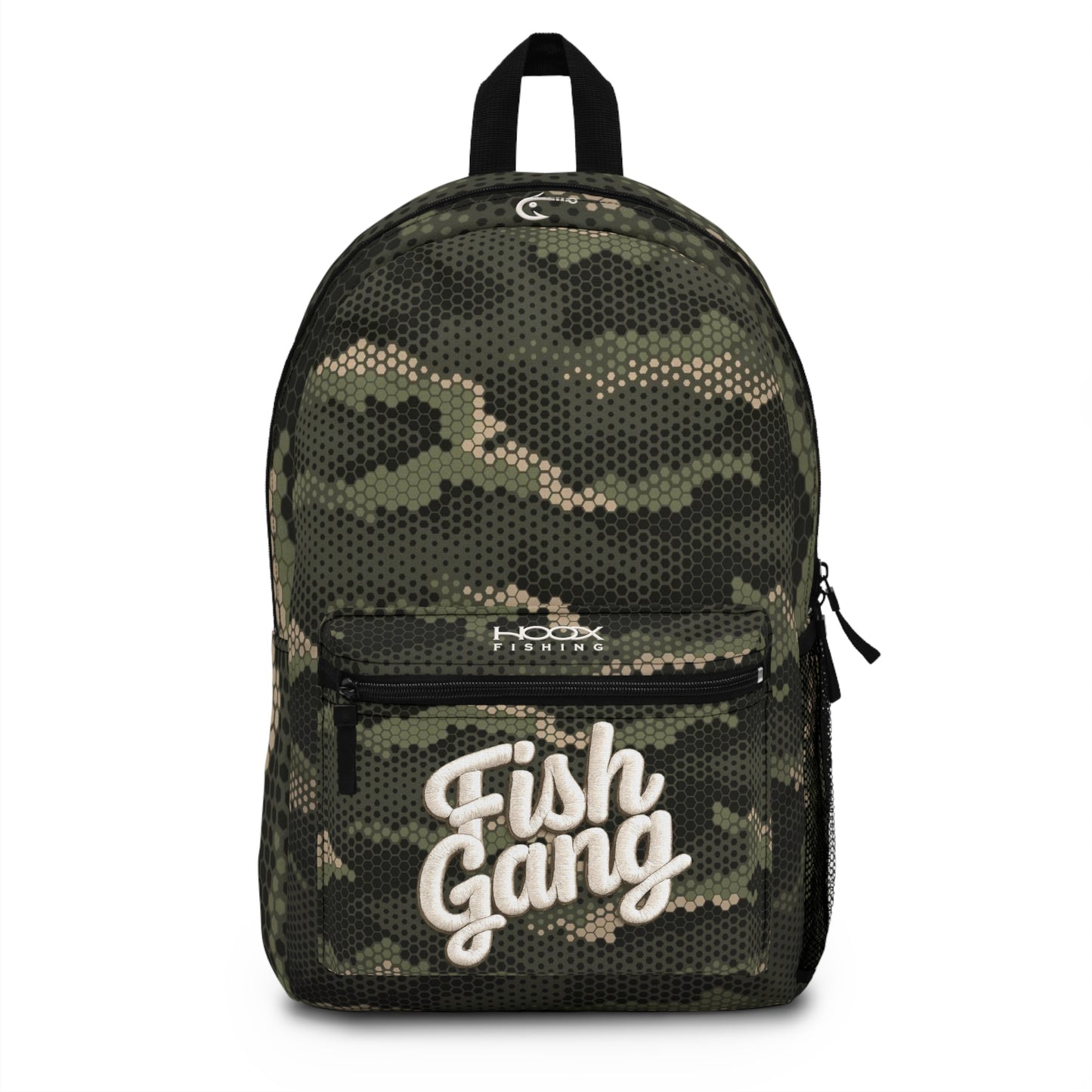 Hoox Fishing Backpack — Camo "Fish Gang" Outdoor Fishing Backpack