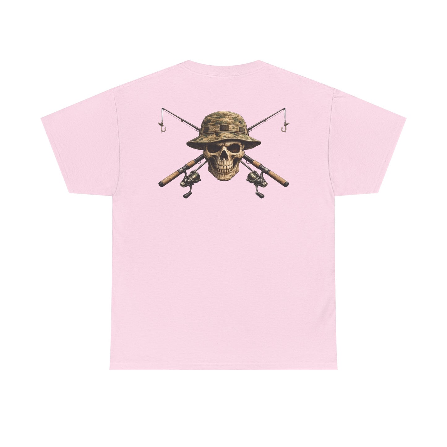 Hoox Fishing Unisex Heavy Cotton Tee | Skull fishing Design