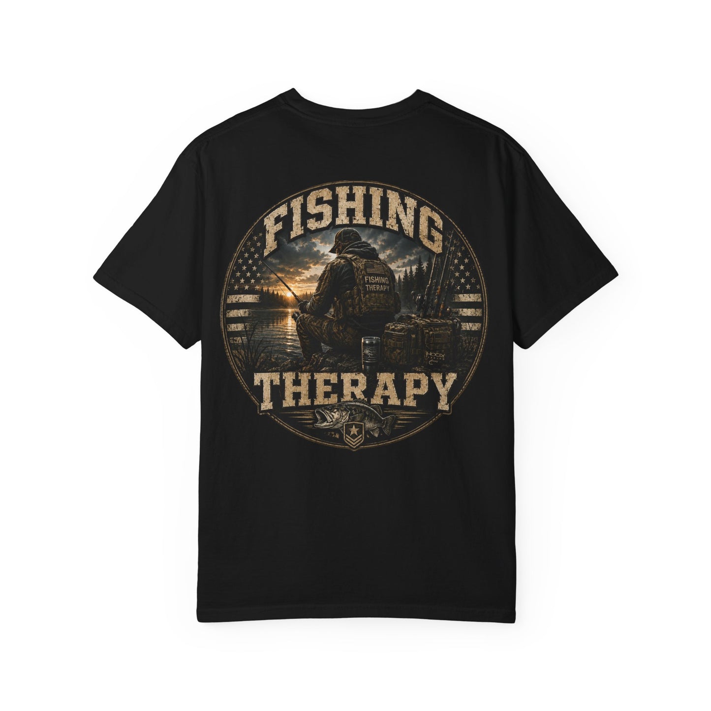 Hoox Fishing | Fishing Therapy Unisex Garment-Dyed T-shirt