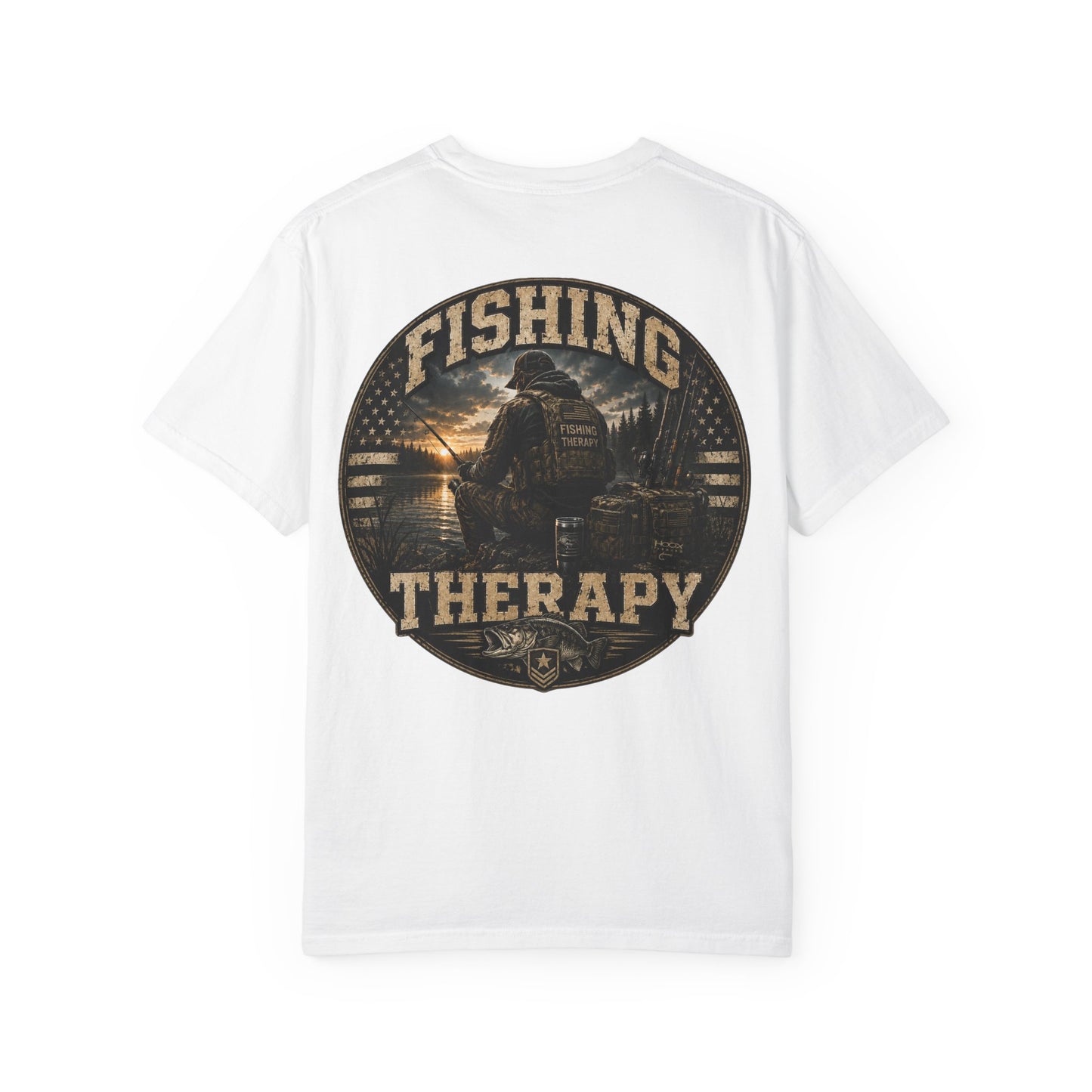 Hoox Fishing | Fishing Therapy Unisex Garment-Dyed T-shirt